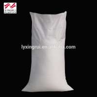 white raw material plastic pp woven packing bag/sack polypropylene