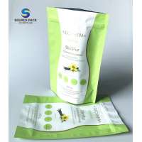 reusable aluminum foil zipper sachet for Food ingredients organic protein powder